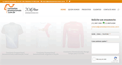 Desktop Screenshot of camisetaspromocionais.com.br